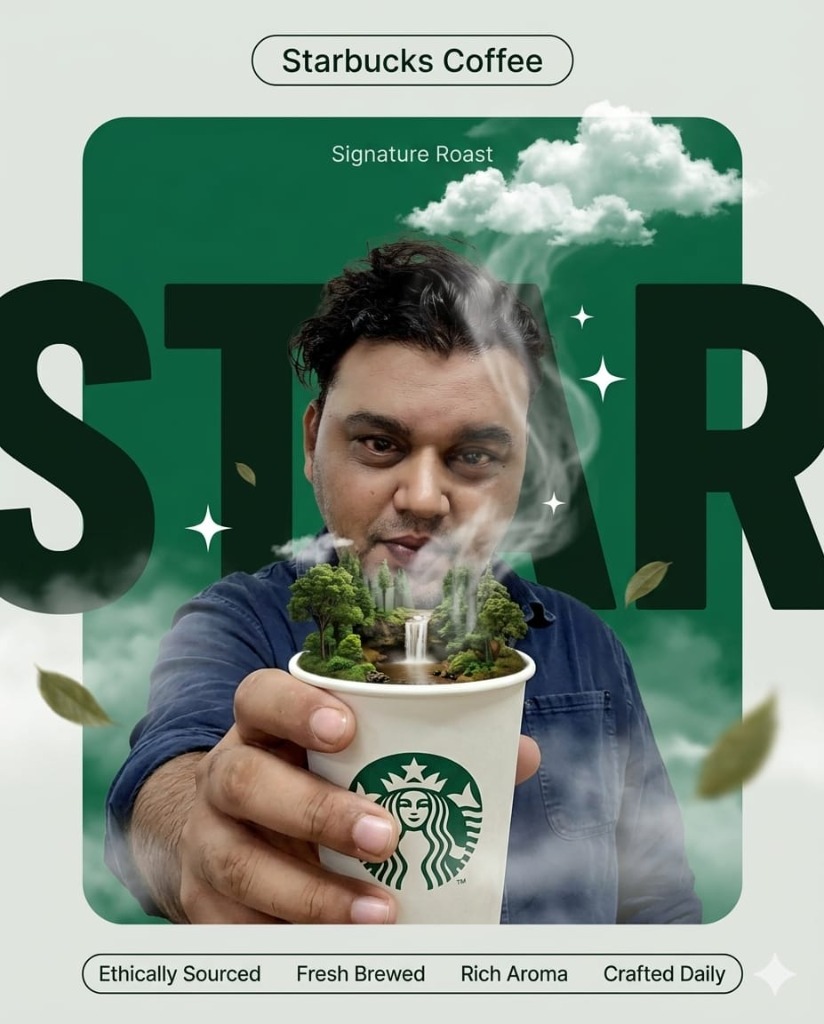 Starbucks Coffee Ad Campaign Design